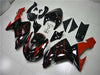 NT Europe Aftermarket Injection ABS Plastic Fairing Fit for Kawasaki ZX10R 2006-2007 Black Red N013