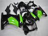 NT Europe Aftermarket Injection ABS Plastic Fairing Fit for Kawasaki EX250 2008-2012 Black Green N006