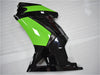 NT Europe Aftermarket Injection ABS Plastic Fairing Fit for Kawasaki EX250 2008-2012 Black Green N006