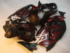 NT Europe Aftermarket Injection ABS Plastic Fairing Fit for GSXR 1300 Hayabusa 1997-2007 Black Red Flame N015
