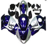 NT Europe Aftermarket Injection ABS Plastic Fairing Fit for GSXR 1300 Hayabusa 1997-2007 Blue Silver N043