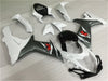 NT Europe Aftermarket Injection ABS Plastic Fairing Fit for Suzuki GSXR 600/750 2011-2016 White Gray