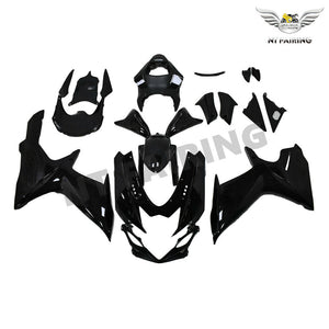 NT Europe Aftermarket Injection ABS Plastic Fairing Fit for Suzuki GSXR 600/750 2011-2016 Glossy Black N059