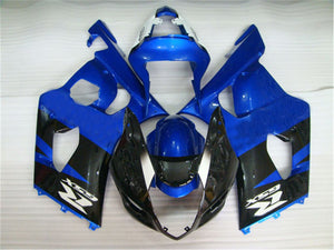 NT Europe Aftermarket Injection ABS Plastic Fairing Fit for Suzuki GSXR 1000 2003-2004 Black Blue N018