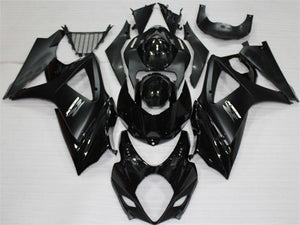 NT Europe Aftermarket Injection ABS Plastic Fairing Fit for Suzuki GSXR 1000 2007-2008 Black N009