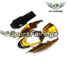 NT Europe Injection ABS Plastic Fairing Fit for GSXR 1000 2007-2008 Orange Black N070