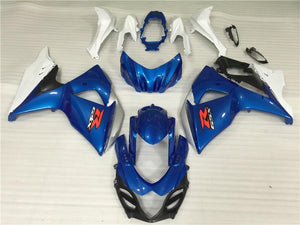 NT Europe Aftermarket Injection ABS Plastic Fairing Fit for Suzuki GSXR 1000 2009-2016 Blue White N042