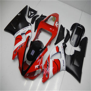 NT Europe Aftermarket Injection ABS Plastic Fairing Fit for Yamaha YZF R1 2000-2001 Red White Black