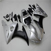 NT Europe Aftermarket Injection ABS Plastic Fairing Fit for Yamaha YZF R6 2003-2005 Silver Black N004