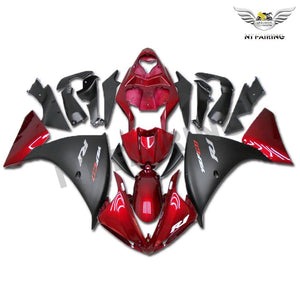 NT Europe Aftermarket Injection ABS Plastic Fairing Fit for Yamaha YZF R1 2009-2011 Red Black N001