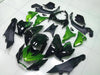 NT Europe Aftermarket Injection ABS Plastic Fairing Fit for Kawasaki Z800 2013-2016 Green Black N002