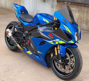 NT Europe Aftermarket Injection ABS Plastic Fairing Fit for Suzuki GSXR 1000 2017-2019 Blue White Green N0001