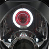 Front Motorcycle Headlight Red Angel Eye Fit Suzuki 2007-2008 GSXR1000
