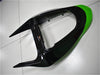 NT Europe Aftermarket Injection ABS Plastic Fairing Fit for Kawasaki ZX6R 636 2003-2004 Black Green N007