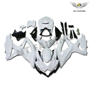 NT Europe Aftermarket Injection ABS Plastic Fairing Fit for Suzuki GSXR 600/750 2008-2010 Glossy White N014