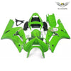 NT Europe Aftermarket Injection ABS Plastic Fairing Fit for Kawasaki ZX6R 636 2003-2004 Green N022