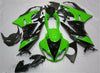 NT Europe Aftermarket Injection ABS Plastic Fairing Fit for Kawasaki ZX6R 636 2009-2012 Green Black N009